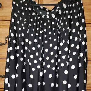 Maxi Polk Dot Skirt